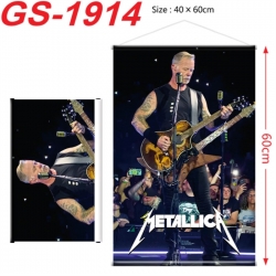 Metallica Anime digital printing hanging rope hanging Wall Scroll 40x60cm