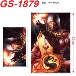 Mortal Kombat Anime digital printing hanging rope hanging Wall Scroll 40x60cm