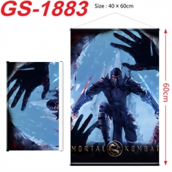 Mortal Kombat Anime digital printing hanging rope hanging Wall Scroll 40x60cm