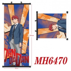 DANDADAN Anime black Plastic rod Cloth painting Wall Scroll 40X102CM 