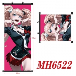 Dangan-Ronpa Anime black Plastic rod Cloth painting Wall Scroll 40X102CM 