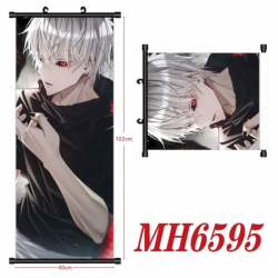 Tokyo Ghoul Anime black Plastic rod Cloth painting Wall Scroll 40X102CM 