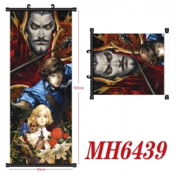 CASTLEVANIA Anime black Plastic rod Cloth painting Wall Scroll 40X102CM 