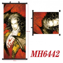 CASTLEVANIA Anime black Plastic rod Cloth painting Wall Scroll 40X102CM 
