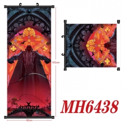 CASTLEVANIA Anime black Plastic rod Cloth painting Wall Scroll 40X102CM 