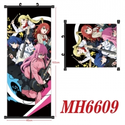 BOCCHI THE ROCK! Anime black Plastic rod Cloth painting Wall Scroll 40X102CM
