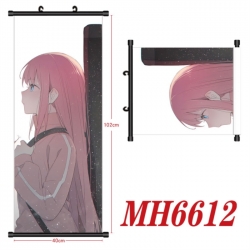 BOCCHI THE ROCK! Anime black Plastic rod Cloth painting Wall Scroll 40X102CM