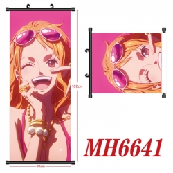 One Piece Anime black Plastic rod Cloth painting Wall Scroll 40X102CM