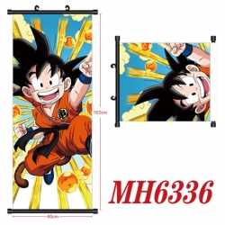 DRAGON BALL Anime black Plastic rod Cloth painting Wall Scroll 40X102CM