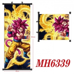 DRAGON BALL Anime black Plastic rod Cloth painting Wall Scroll 40X102CM