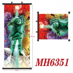 The Legend of Zelda Anime black Plastic rod Cloth painting Wall Scroll 40X102CM