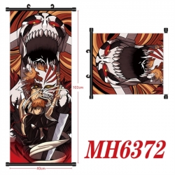 Bleach Anime black Plastic rod Cloth painting Wall Scroll 40X102CM