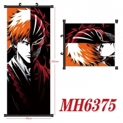 Bleach Anime black Plastic rod Cloth painting Wall Scroll 40X102CM