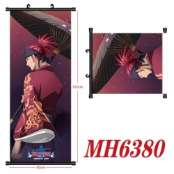 Bleach Anime black Plastic rod Cloth painting Wall Scroll 40X102CM