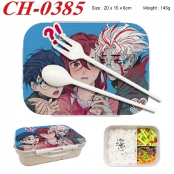DANDADAN Anime themed UV printed student lunch box 20x15x6cm 145g