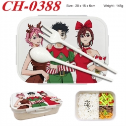 DANDADAN Anime themed UV printed student lunch box 20x15x6cm 145g