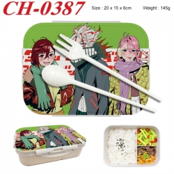 DANDADAN Anime themed UV printed student lunch box 20x15x6cm 145g