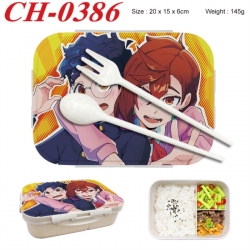 DANDADAN Anime themed UV printed student lunch box 20x15x6cm 145g