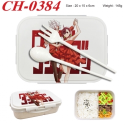 DANDADAN Anime themed UV printed student lunch box 20x15x6cm 145g