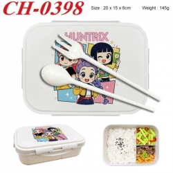 K-Pop Demon Hunters Anime themed UV printed student lunch box 20x15x6cm 145g