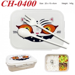 K-Pop Demon Hunters Anime themed UV printed student lunch box 20x15x6cm 145g