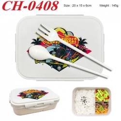 Hot wheels Anime themed UV printed student lunch box 20x15x6cm 145g