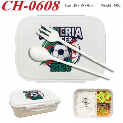 WORLD CUP  Anime themed UV printed student lunch box 20x15x6cm 145g