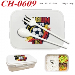 WORLD CUP  Anime themed UV printed student lunch box 20x15x6cm 145g