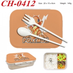 Pokemon Anime themed UV printed student lunch box 20x15x6cm 145g