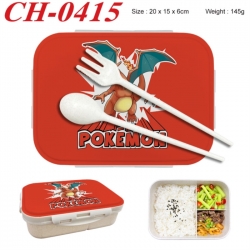Pokemon Anime themed UV printed student lunch box 20x15x6cm 145g