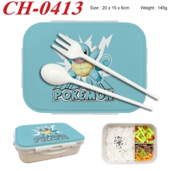 Pokemon Anime themed UV printed student lunch box 20x15x6cm 145g