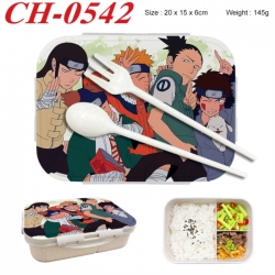 Naruto Anime themed UV printed student lunch box 20x15x6cm 145g