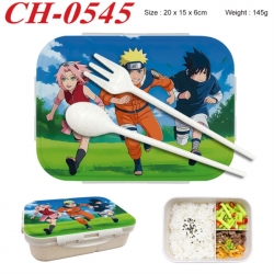 Naruto Anime themed UV printed student lunch box 20x15x6cm 145g