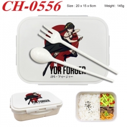 SPY&times;FAMILY Anime themed UV printed student lunch box 20x15x6cm 145g