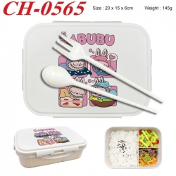 Labubu Anime themed UV printed student lunch box 20x15x6cm 145g