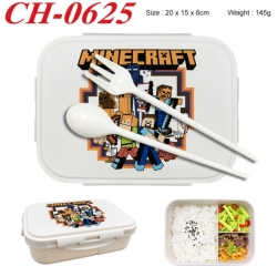 Minecraft Anime themed UV printed student lunch box 20x15x6cm 145g