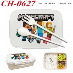 Minecraft Anime themed UV printed student lunch box 20x15x6cm 145g