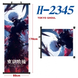 Tokyo Ghoul Black plastic rod cloth hanging canvas painting Wall Scroll 60x170cm