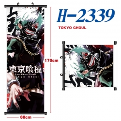Tokyo Ghoul Black plastic rod cloth hanging canvas painting Wall Scroll 60x170cm