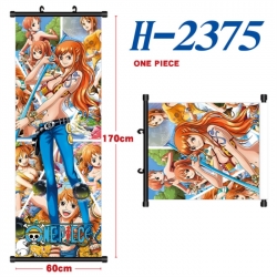 One Piece Black plastic rod cloth hanging canvas painting Wall Scroll 60x170cm