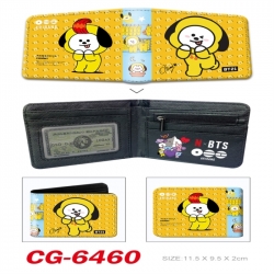 BTS 3D concave convex two fold short card wallet 11X9.5X2cm 65G