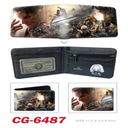 Delta Operation 3D concave convex two fold short card wallet 11X9.5X2cm 65G