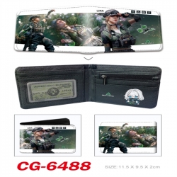 Delta Operation 3D concave convex two fold short card wallet 11X9.5X2cm 65G