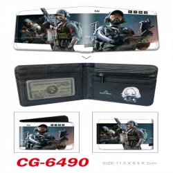 Delta Operation 3D concave convex two fold short card wallet 11X9.5X2cm 65G