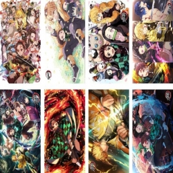 Demon Slayer Kimets Embossed poster 8 pcs a set 42X29CM price for 5 sets 