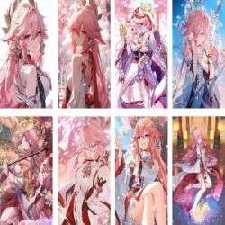 Genshin Impact Embossed poster...