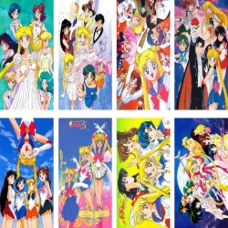sailormoon Embossed poster 8 pcs a set 42X29CM price for 5 sets 