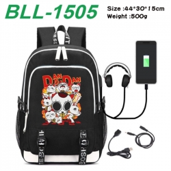 DANDADAN Game Canvas Backpack Waterproof School Bag 44X30X15CM 500G