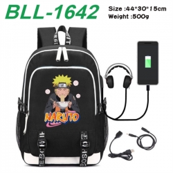 Naruto Game Canvas Backpack Waterproof School Bag 44X30X15CM 500G