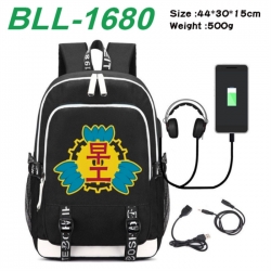 Haikyuu!! Game Canvas Backpack Waterproof School Bag 44X30X15CM 500G